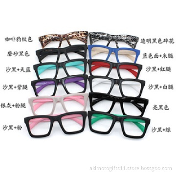 Popular glasses Rich style Spectacle frame Glasses frames Decorative glasses Plastic eyeglasses Produced on request Sources Fact